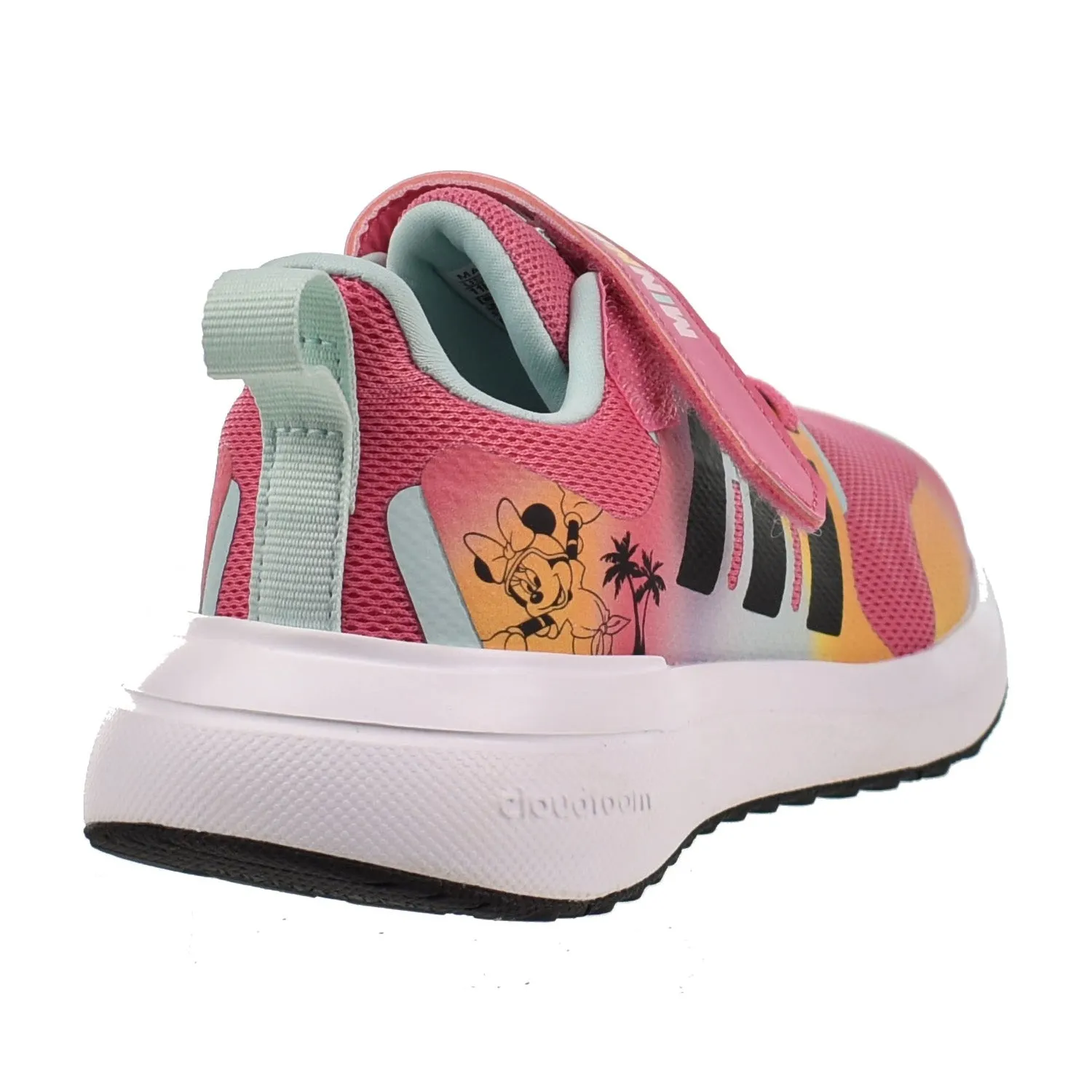 Adidas Fortarun x Disney C Little Kids' Shoes Pink Fusion-Core Black