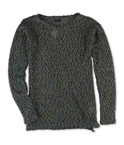 Aeropostale Womens Sheer Lace Knit Sweater