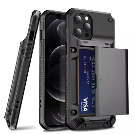 Armor Slide Military Grade Wallet Shockproof Case for iPhone 12 Series