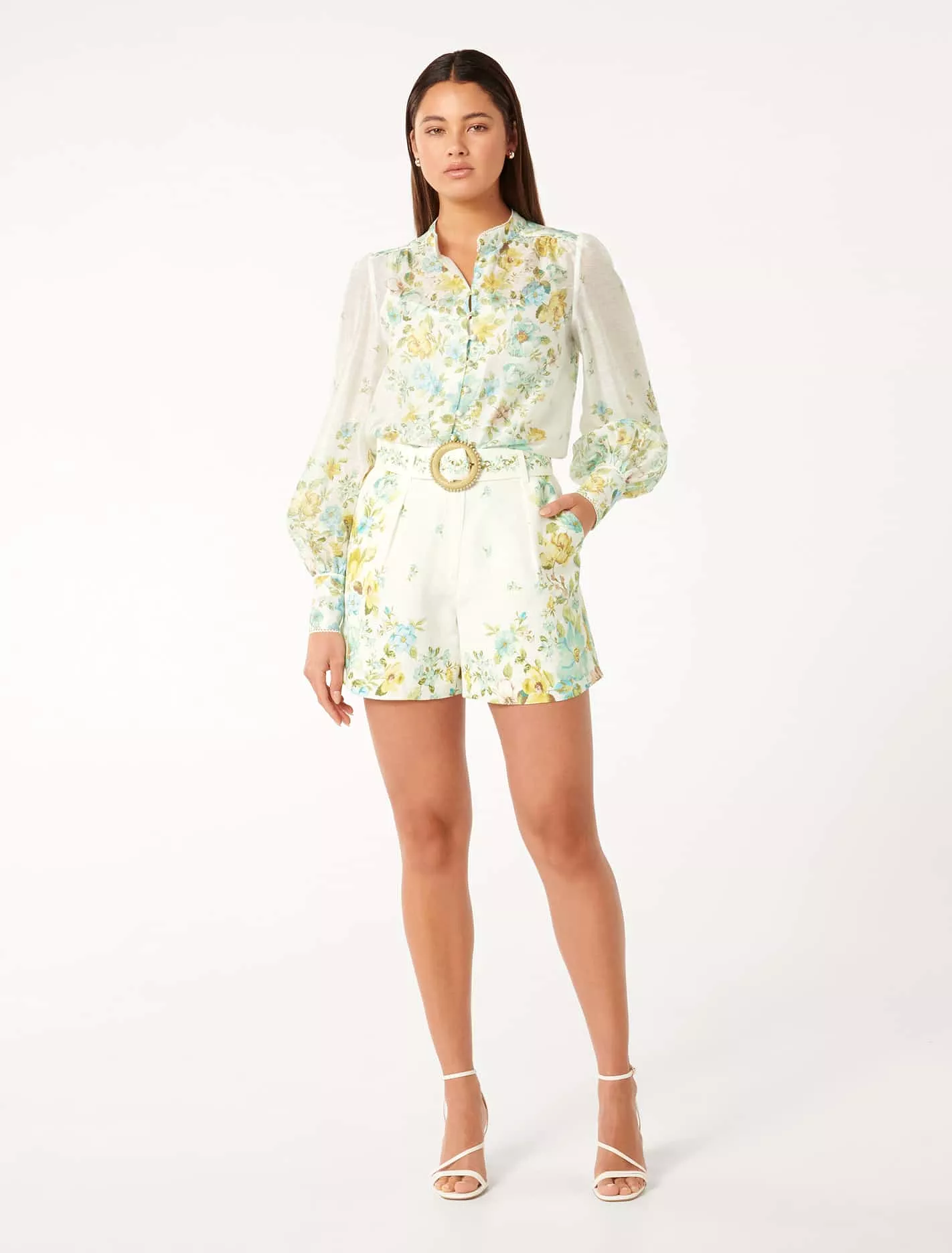 Bettina Floral Placement Blouse