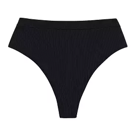 Black Rib Paulina Bikini Bottom