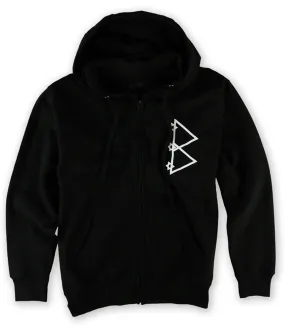 Black Scale Mens The Pyrex Vision Zip Up Hoodie Sweatshirt, TW1