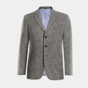  Blazer gris claro de donegal tweed edición limitada de 3 botones