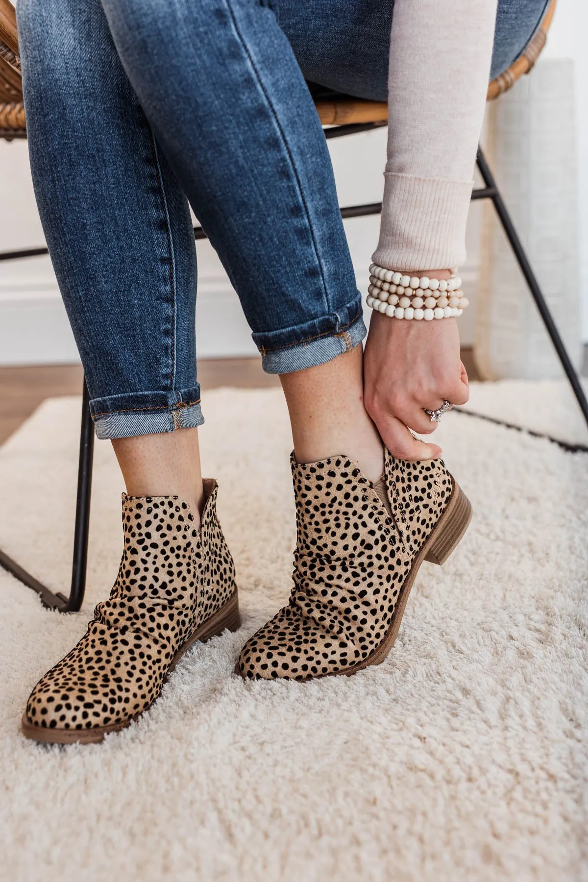 Blowfish Venom Booties- Sand Pixie Leopard