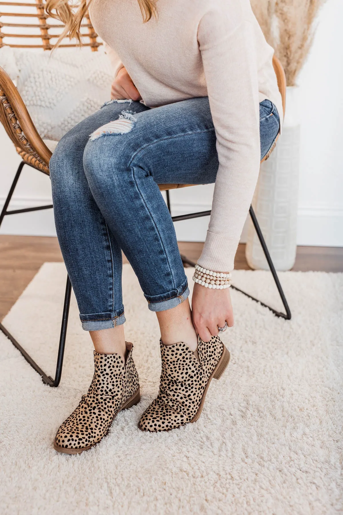 Blowfish Venom Booties- Sand Pixie Leopard