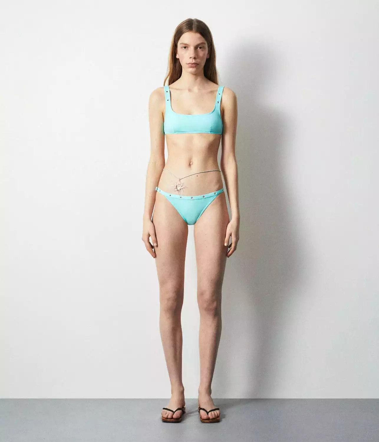 CARMEN BIKINI BOTTOM- TURQUOISE