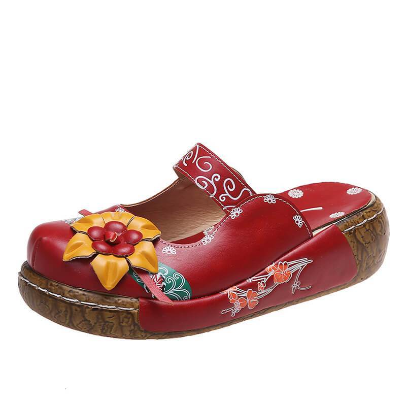 Casual Print Platform Sandals