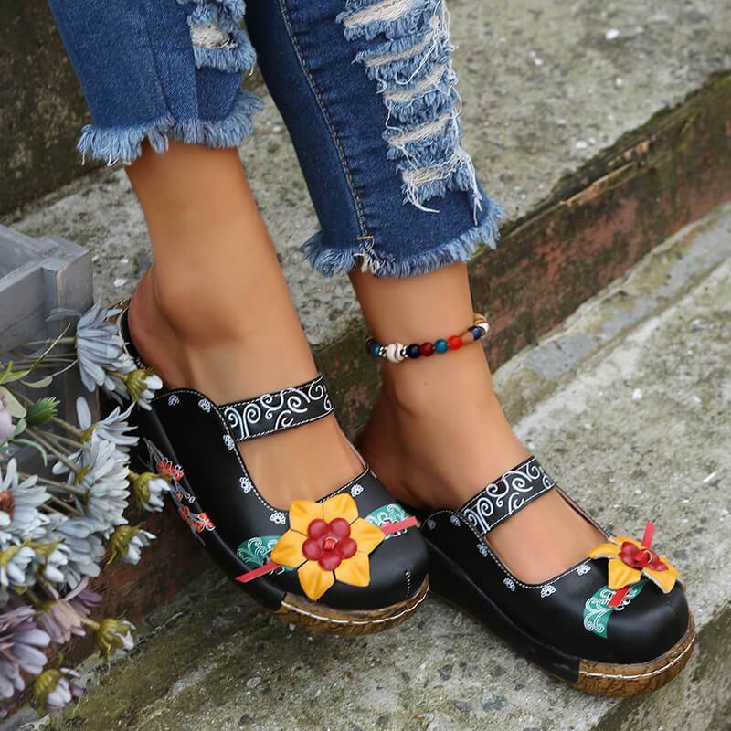 Casual Print Platform Sandals