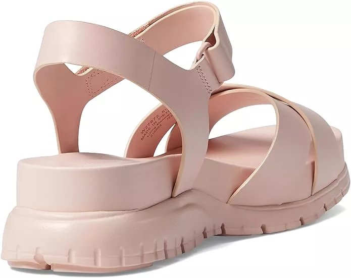 Cole Haan Zerogrand Sandal II Rose Smoke Ankle Strap Open Toe Flats Sandals