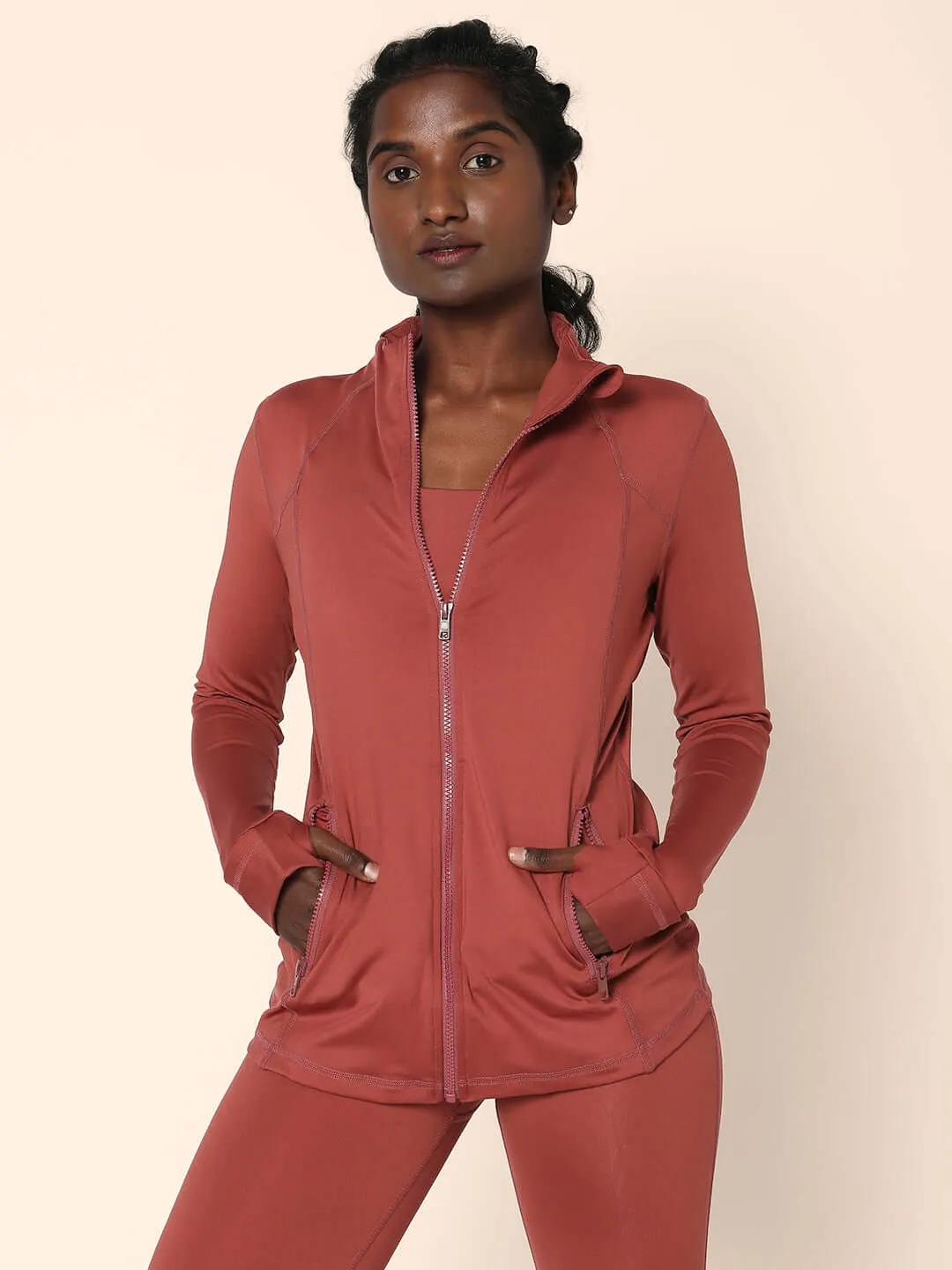 Contour Jacket Marsala