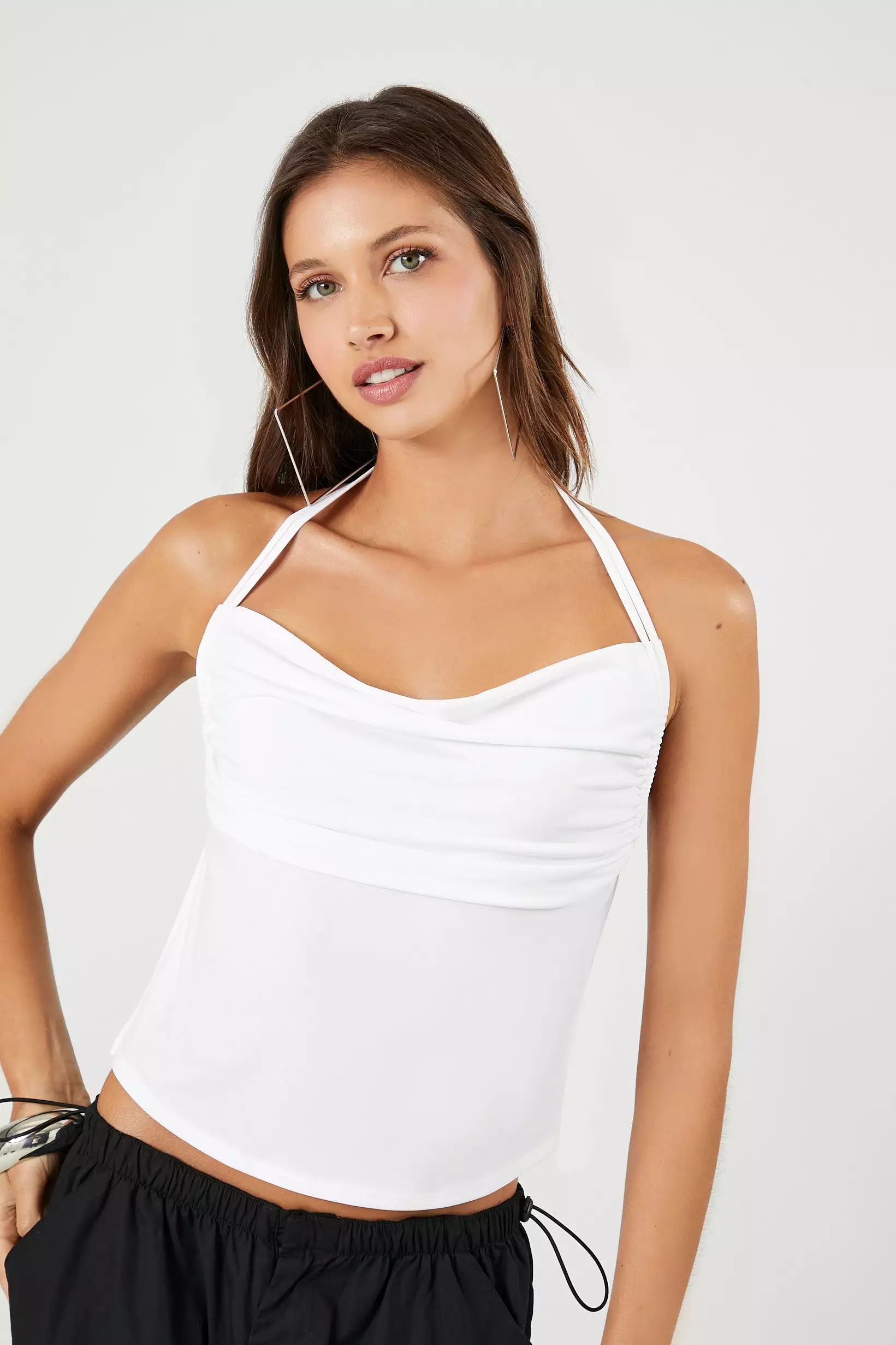 Cowl Halter Top