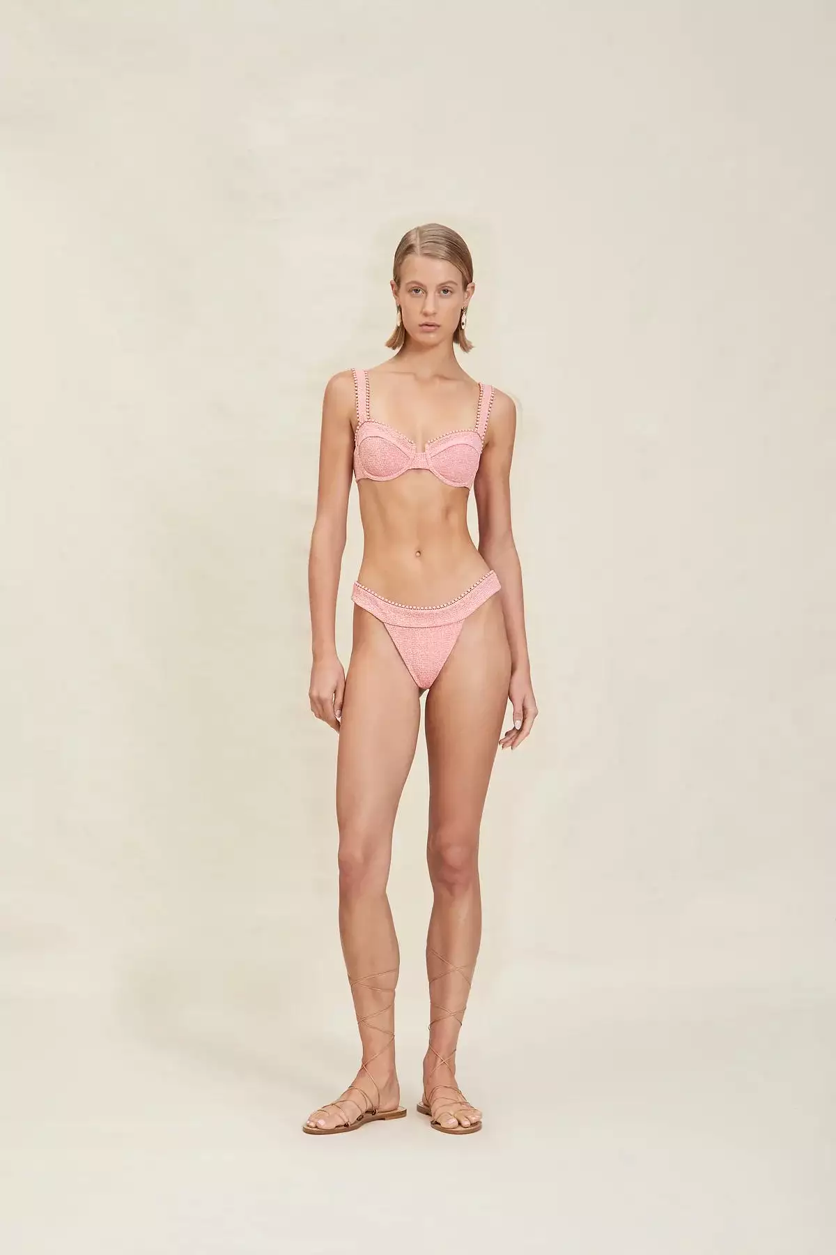 Devon Windsor - Pia Bottom - Pink Tweed