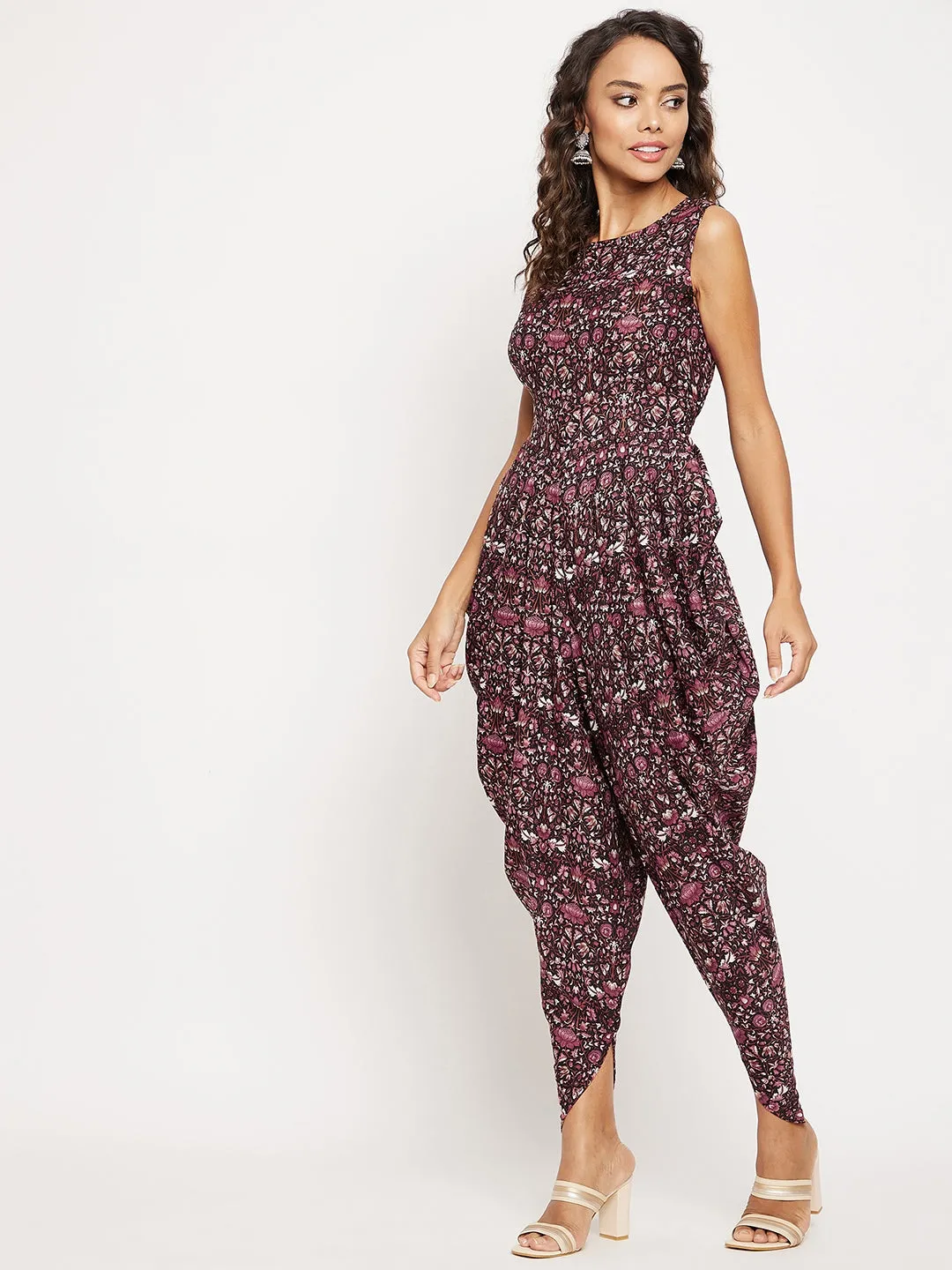 Elasticated Ethnic Dhoti Jumpsuit