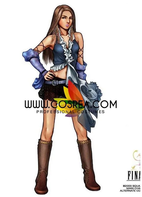 Final Fantasy X-2 FF10-2 Lenne Songstress Cosplay Shoes