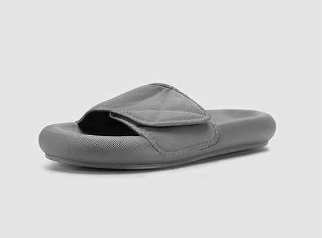 FitVille Men's Adjustable Slip-Resistant Cushioning Slide Sandal