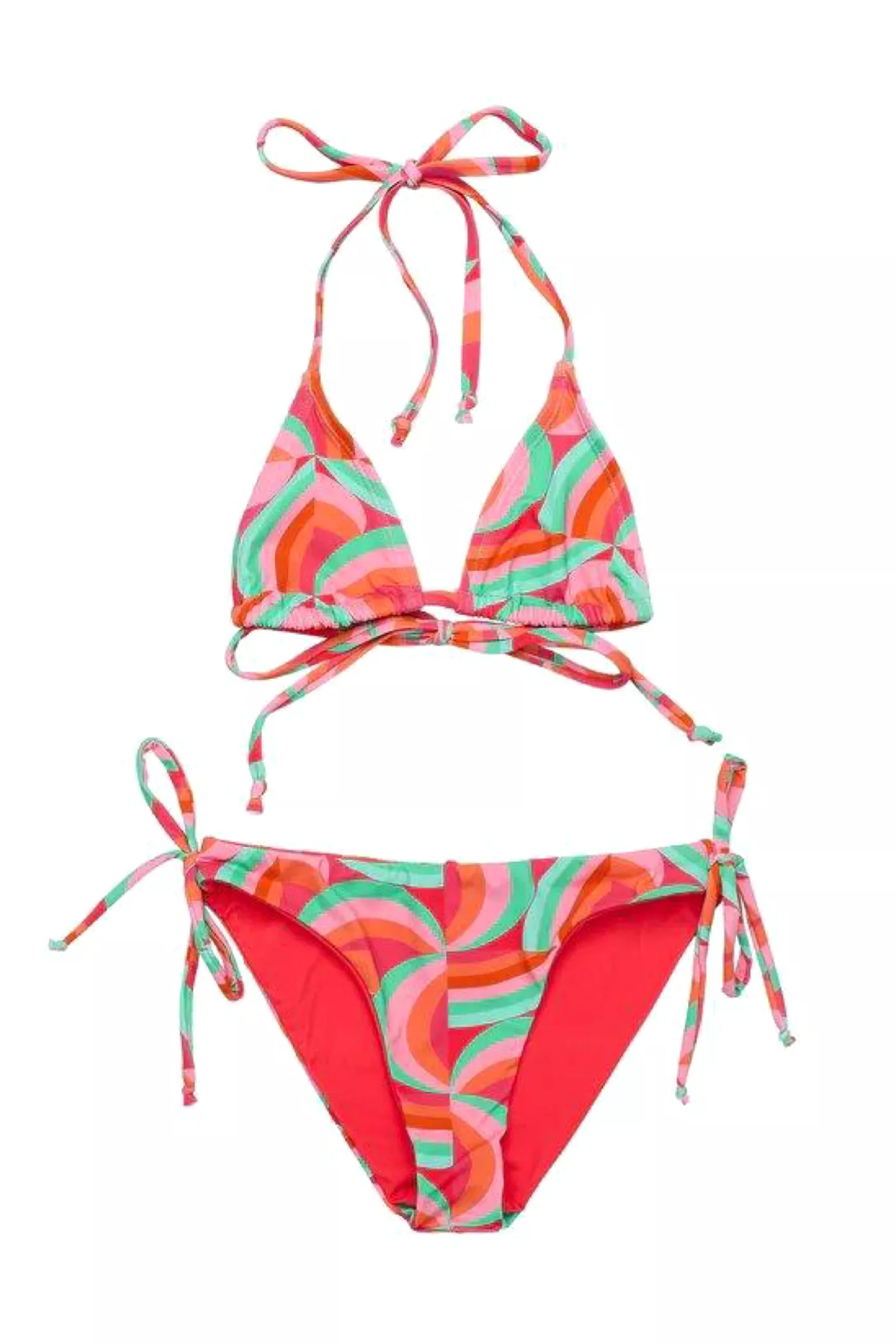 Geo Melon Triangle Bikini