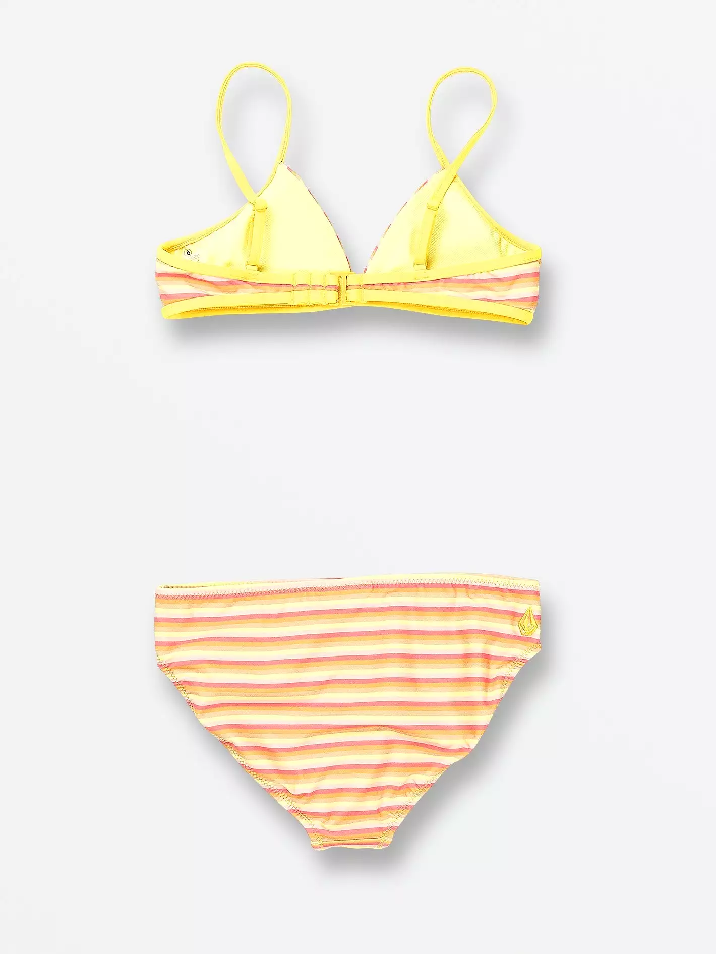 Girls Stripe Or Wrong Bikini Set - Honey Gold