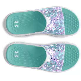 Girls' Under Armour Youth Ignite Pro Graphic Slide Sandal