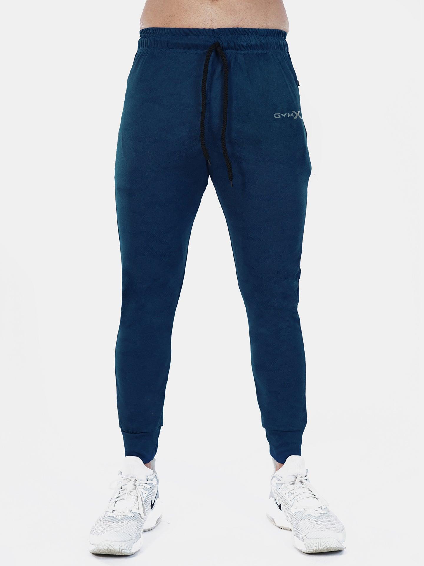 Jacquard Aqua Blue Camo GymX Bottoms - Sale