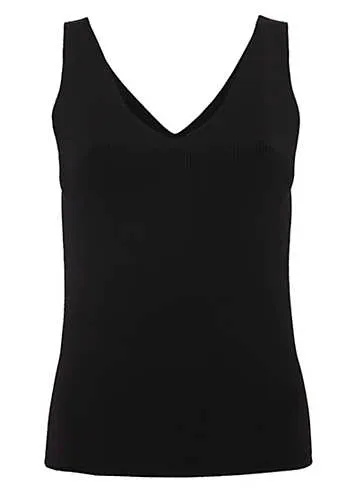 Jessie Ribbed V-Neck Cami Top by Phase Eight | Look Again