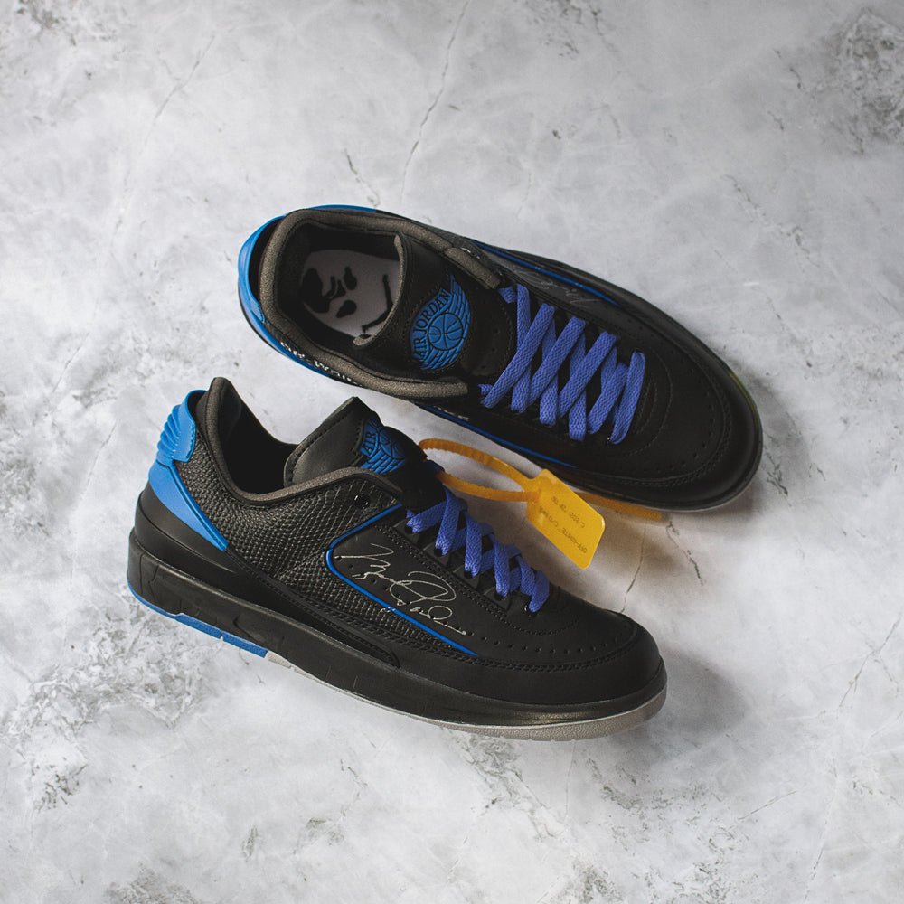 Jordan 2 Retro Low SP Off-White Black Blue