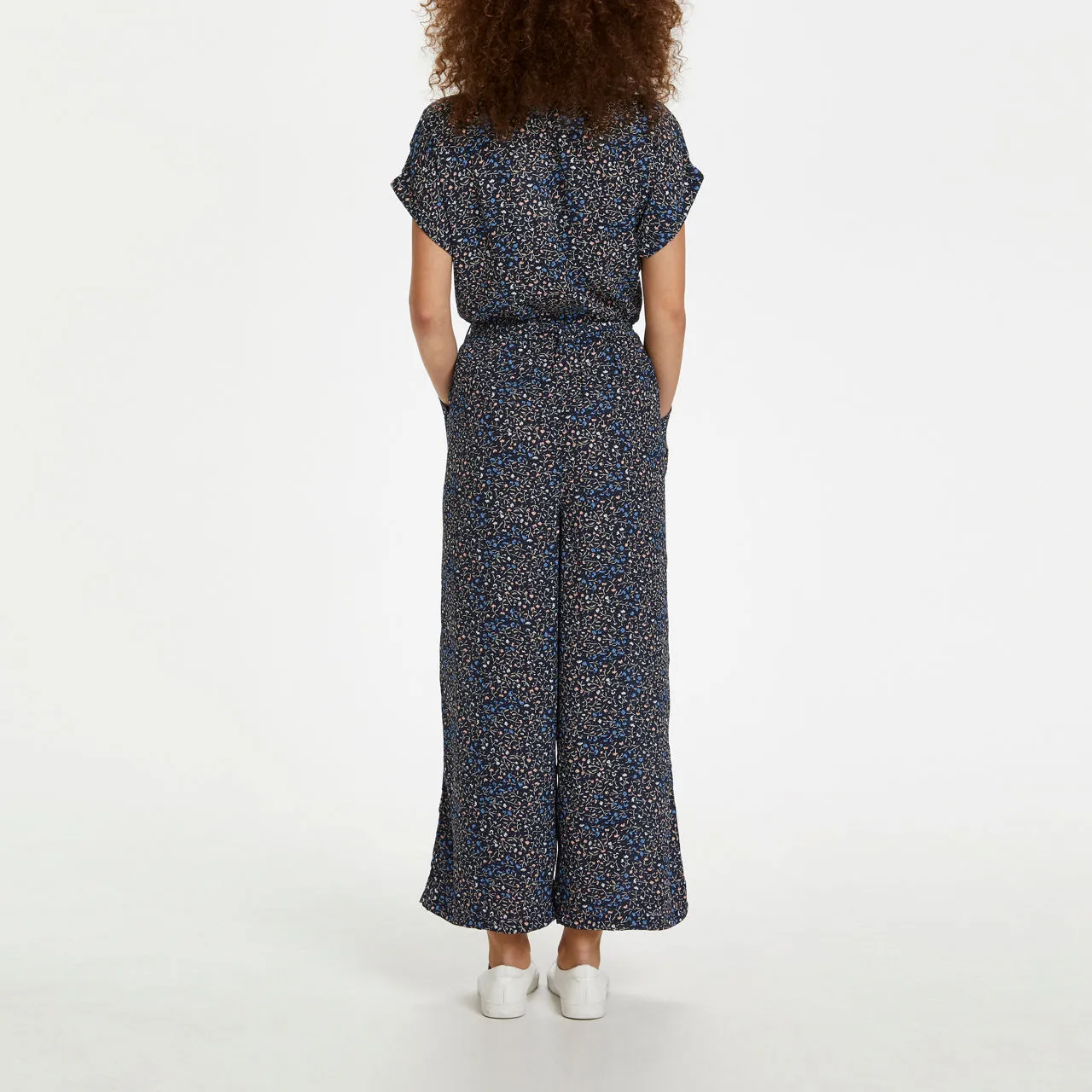 KAFFE ONLINE EXCLUSIVE Ilona Printed Jumpsuit - Blue