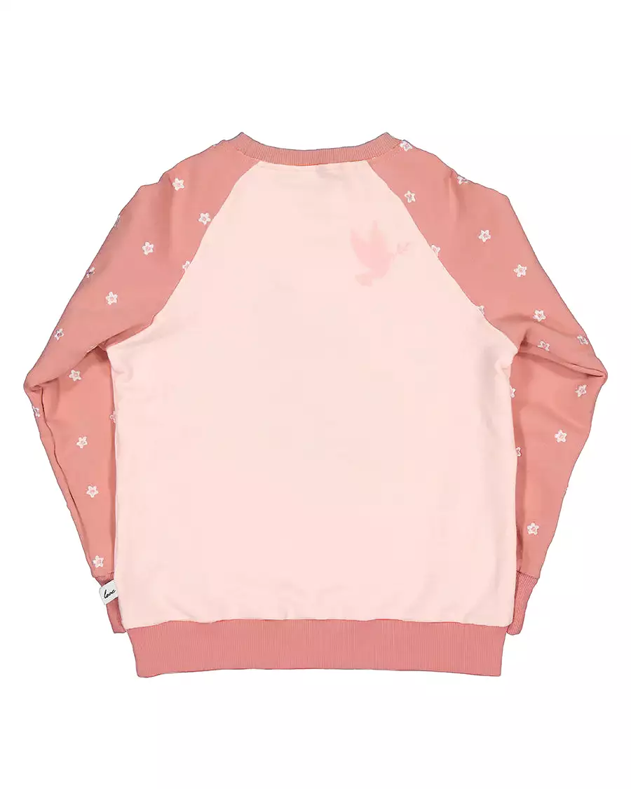 Kissed - Flora Raglan Crew