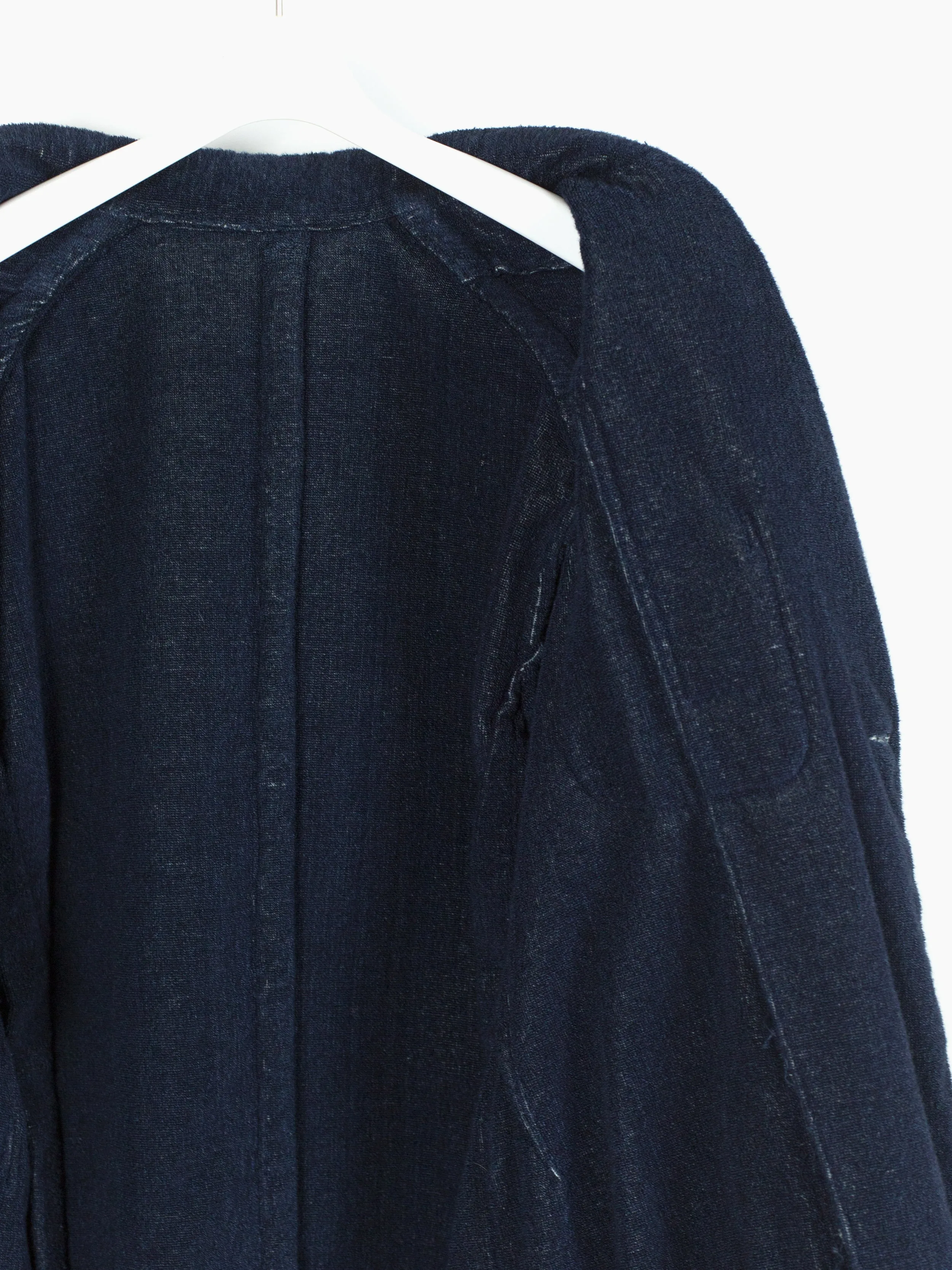 Kozaburo SS20 Doubleface Indigo Pile Unlined SB Jacket