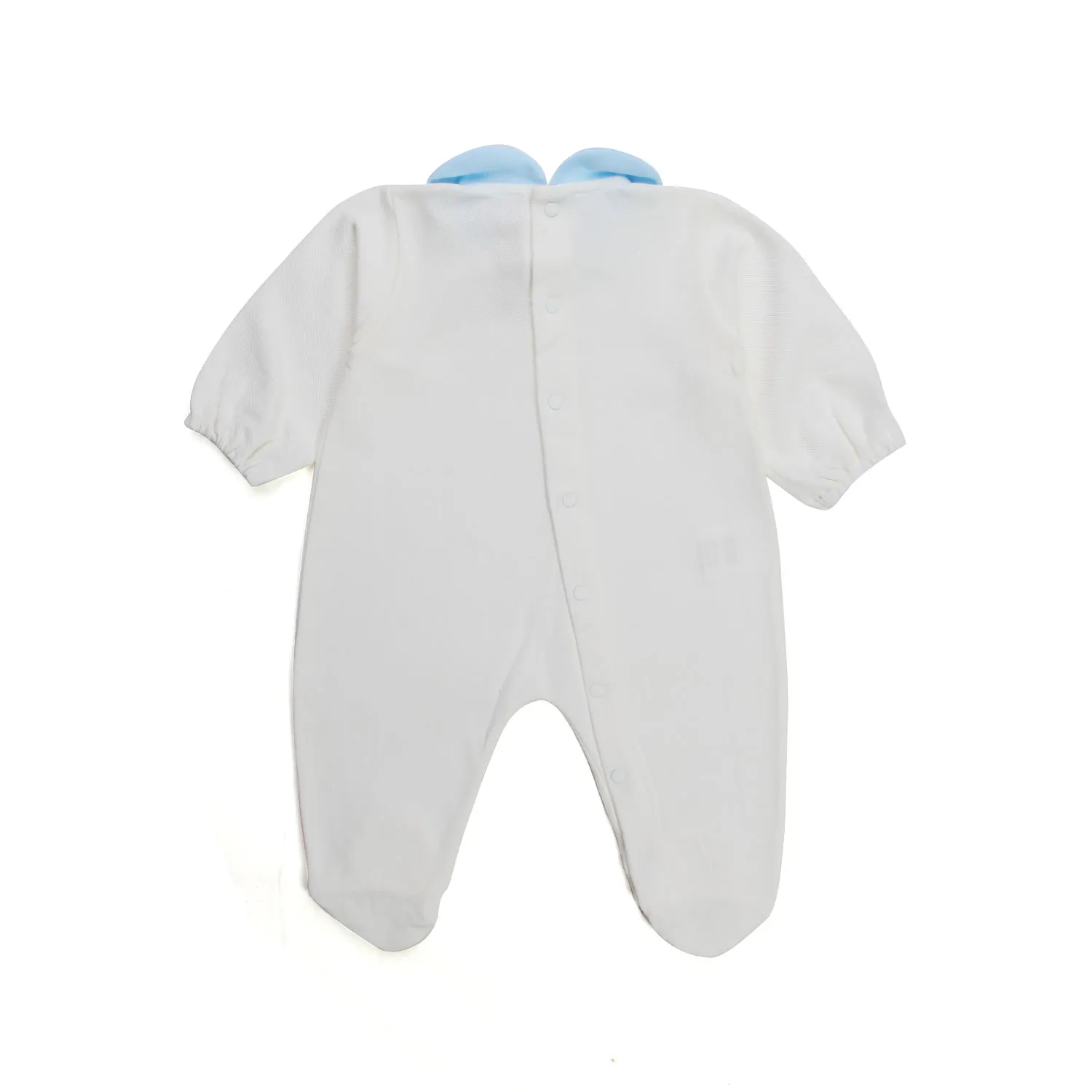 La Stupenderia Prince White Romper For Baby Boy