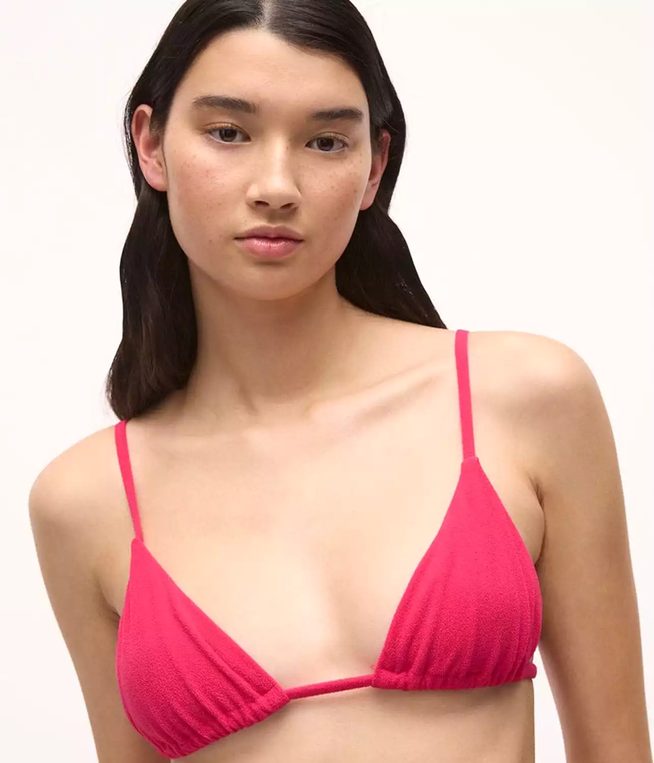 LILY STRING BIKINI TOP- PINK