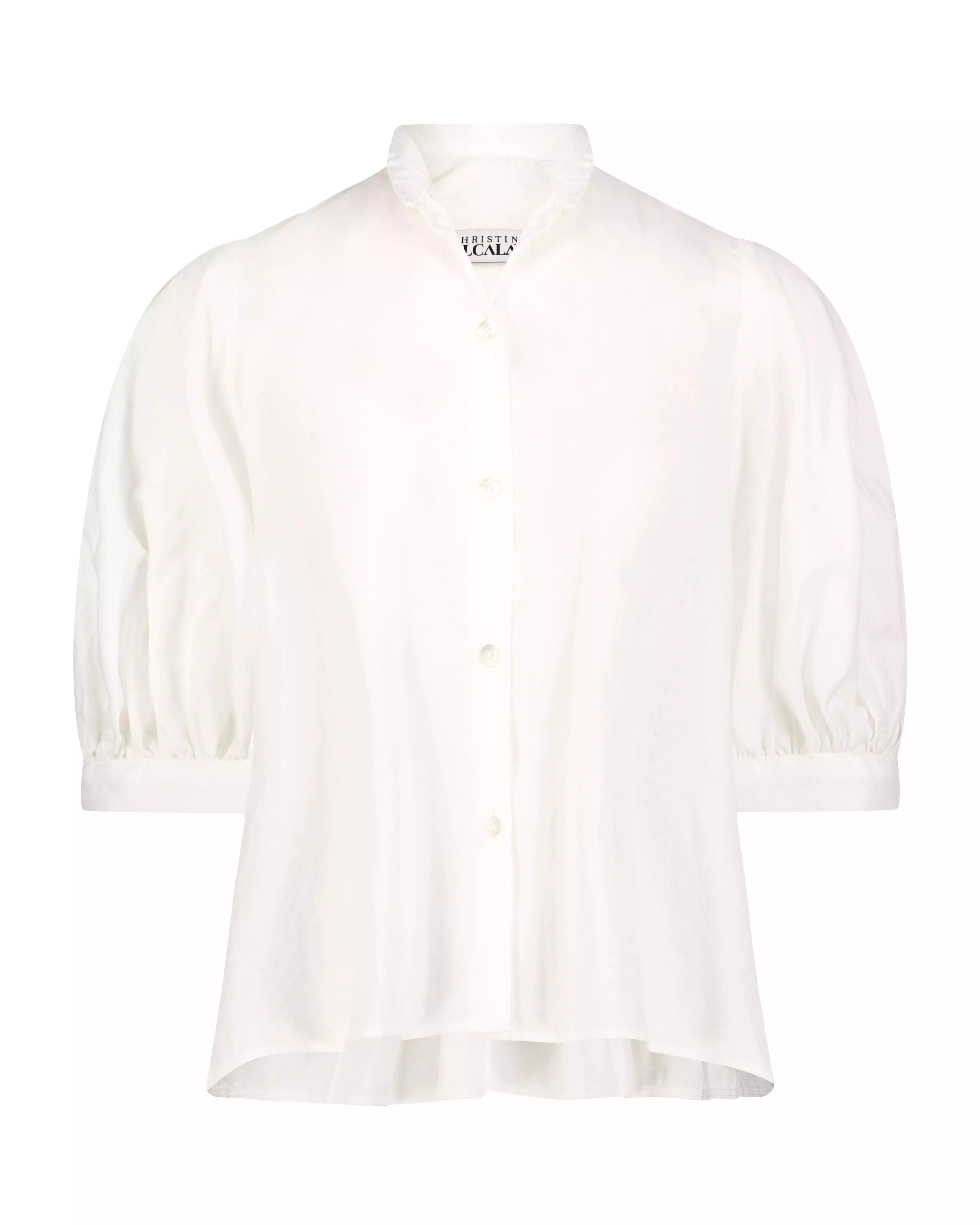 Livia Blouse in Ticked Cotton