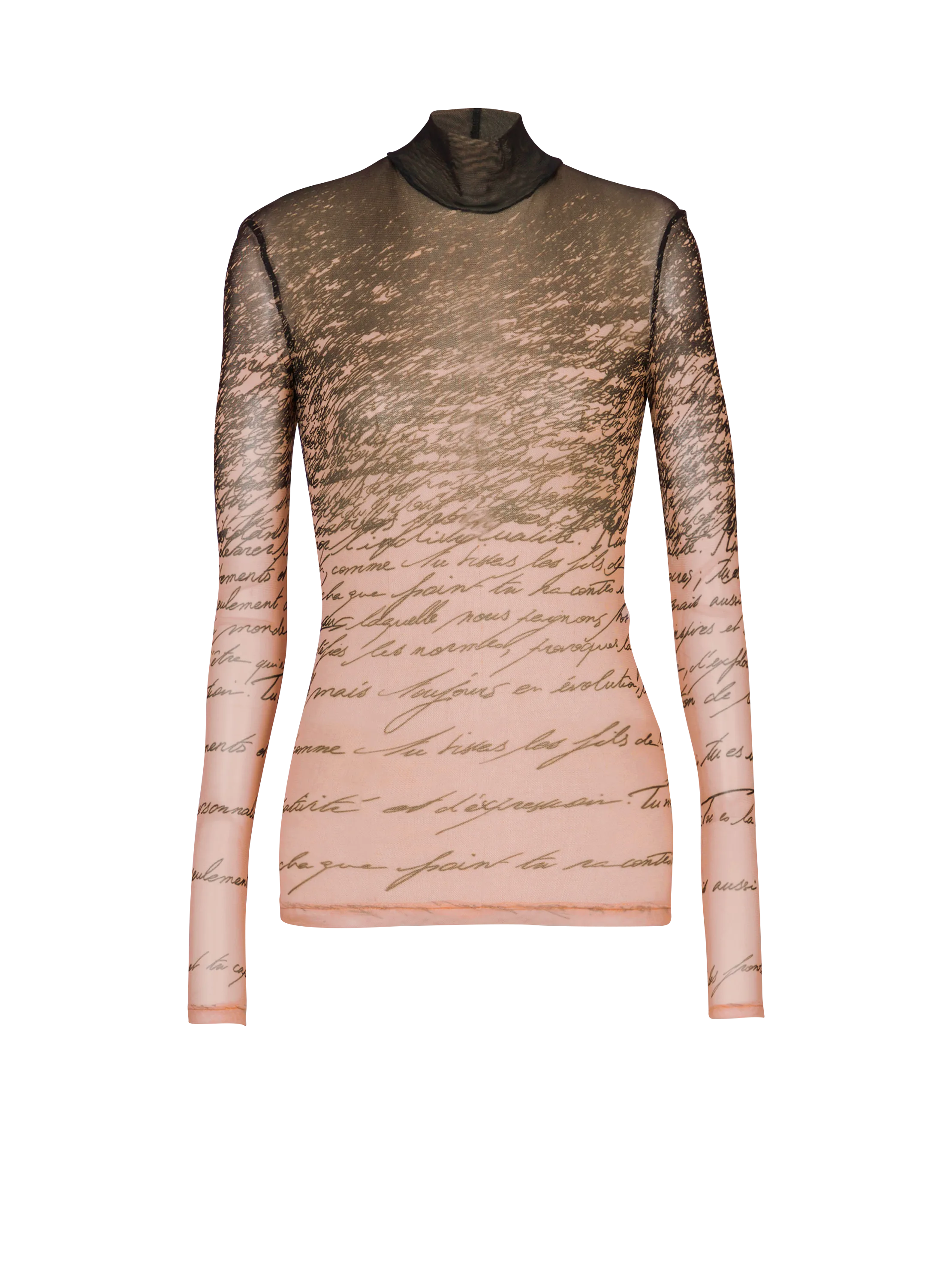 Long-sleeved top with 