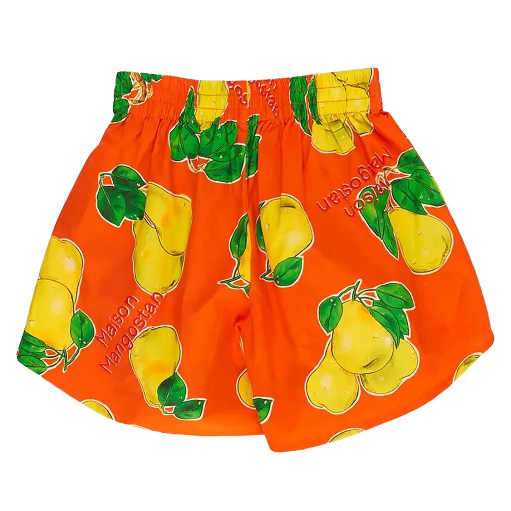 Maison Mangostan Woman Peritas Shorts Orange