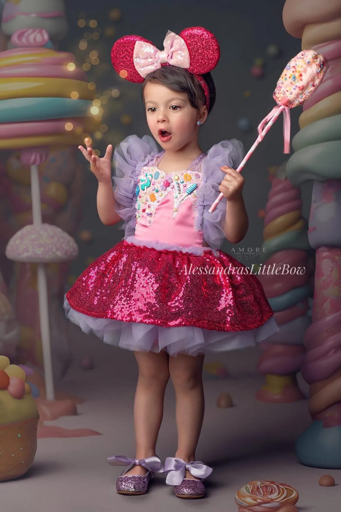 Melted Ice Cream Candy land whimsical Romper