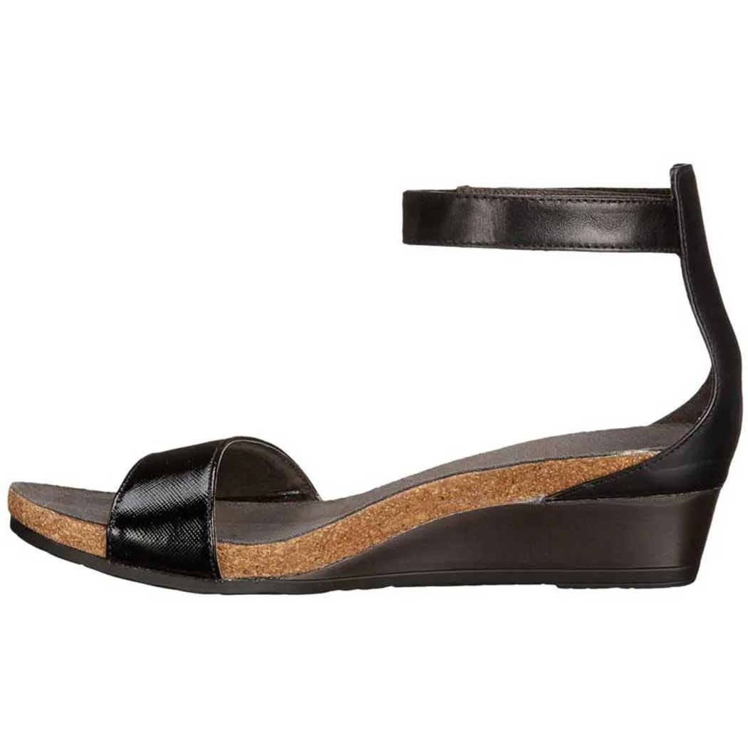 Naot Pixie Sandal Black Luster/ Black Raven/ Black Madras (Women's)