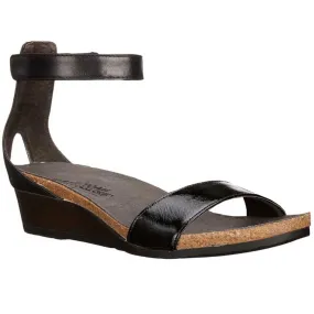 Naot Pixie Sandal Black Luster/ Black Raven/ Black Madras (Women's)