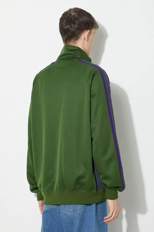 Needles sweatshirt Track Jacket men's green color NS244