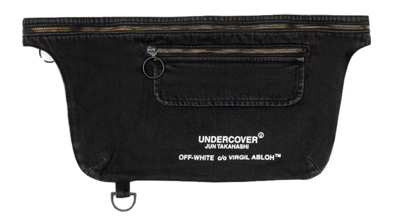 Off-White Undercover Denim Hip Sack Black/Multicolor