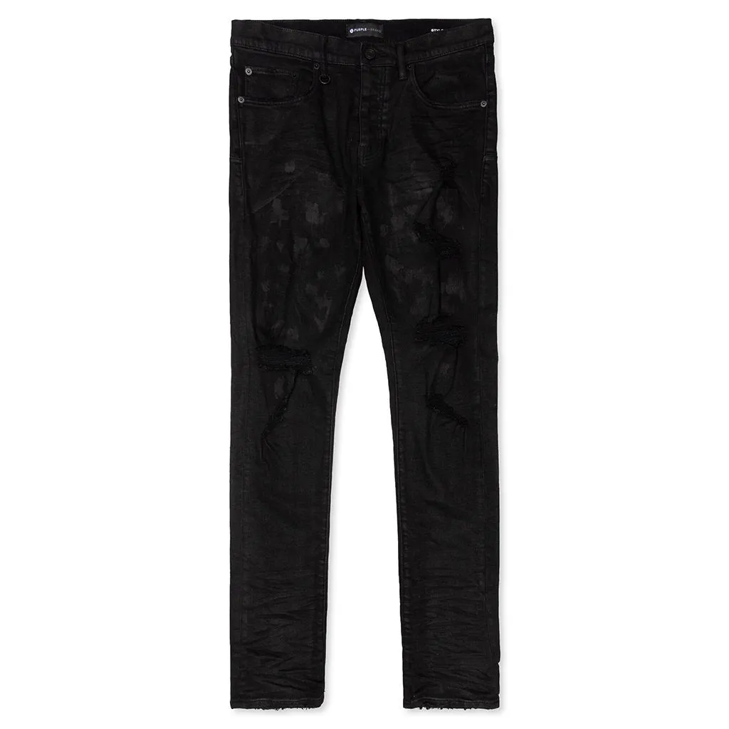 P001 - (BOP) Black Oil Spill Jeans