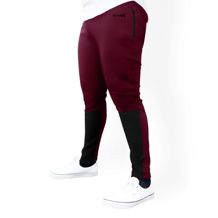 Performance Bottoms- Deep Wine Maroon (4 Way Stretch)- Sale