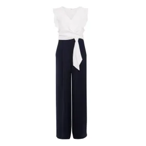 PHASE EIGHT Ayla Wide-Leg Jumpsuit - Blue