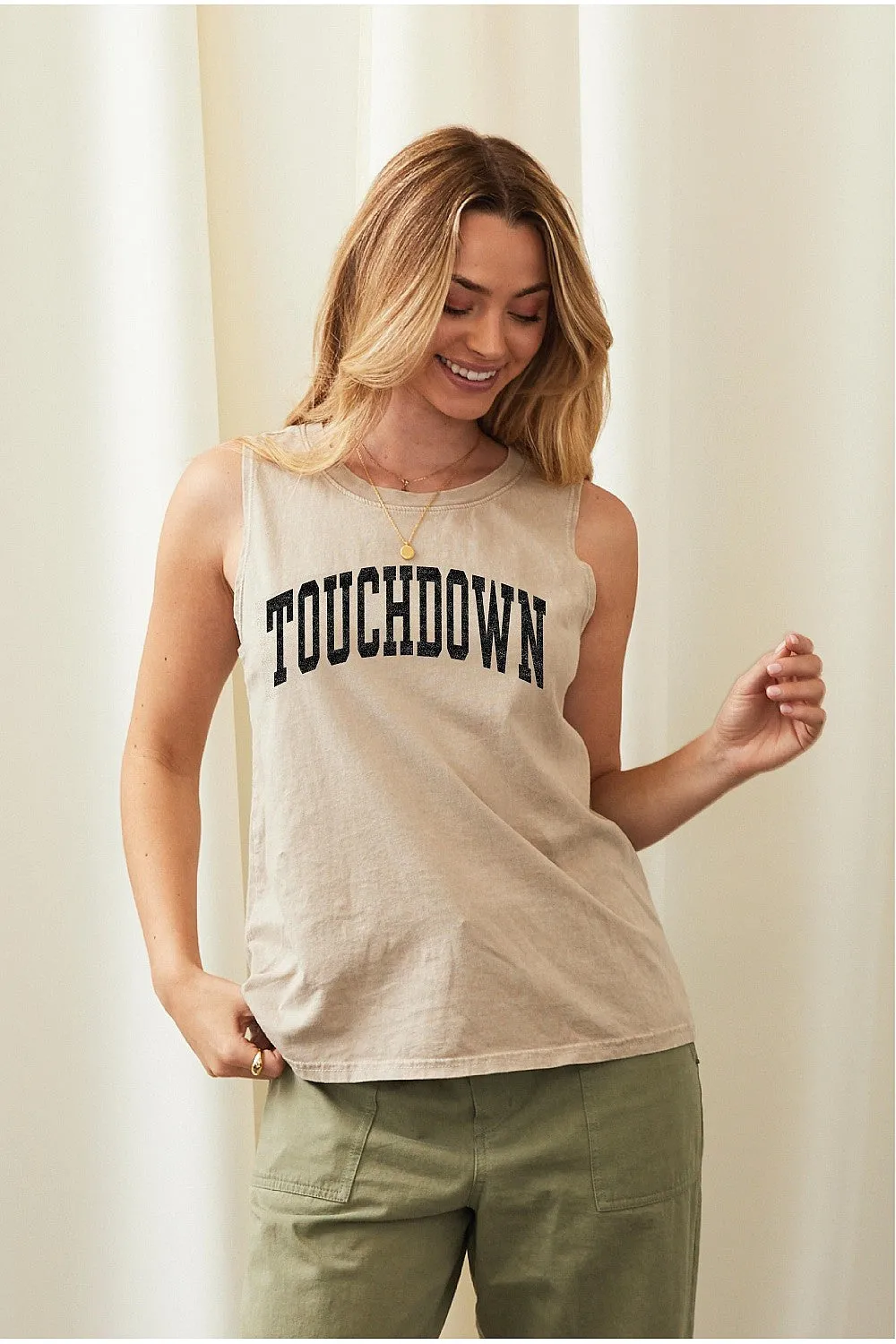 (PRE-ORDER) THE OC TOUCHDOWN MINERAL TANK TOP | VARIOUS COLORS