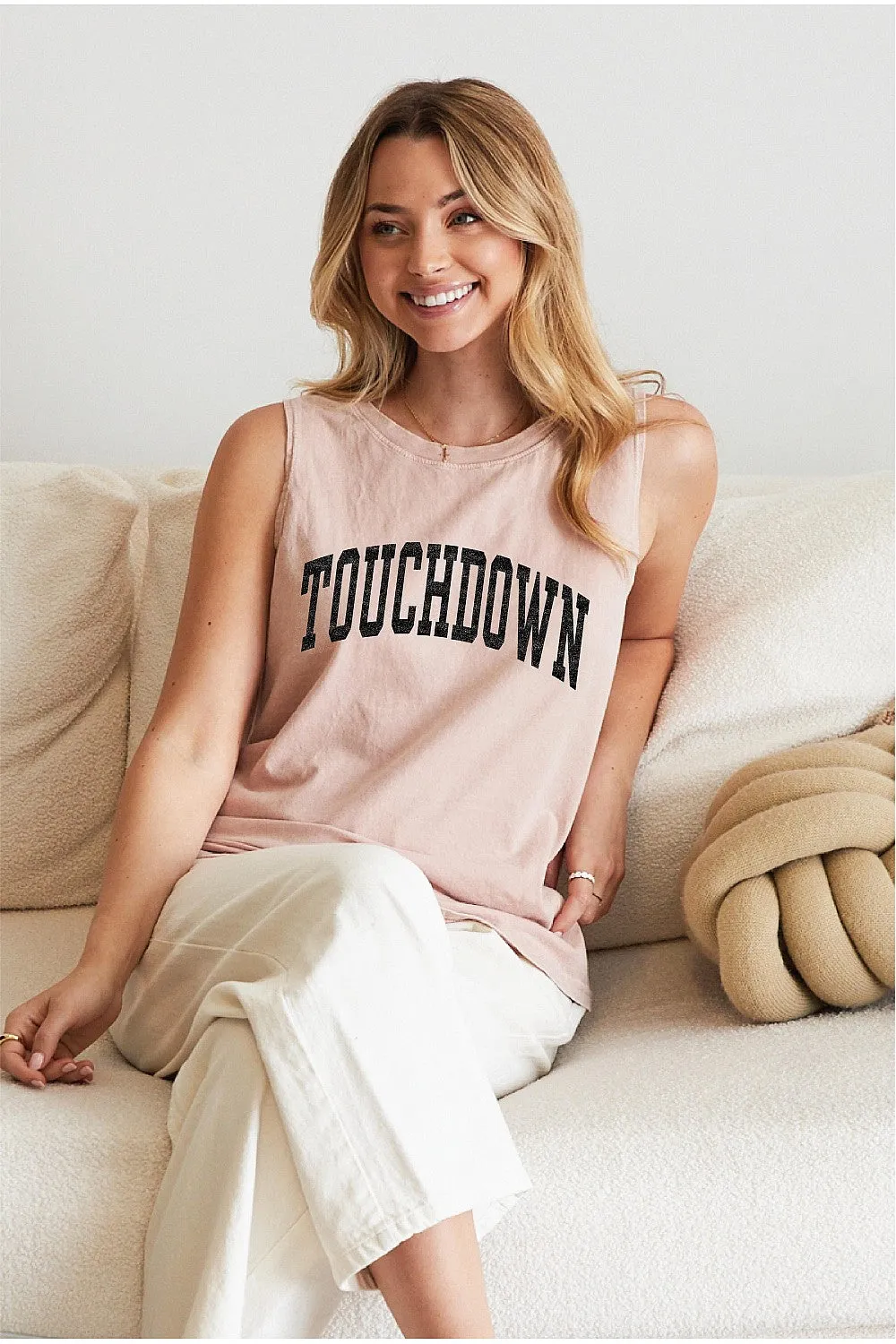 (PRE-ORDER) THE OC TOUCHDOWN MINERAL TANK TOP | VARIOUS COLORS