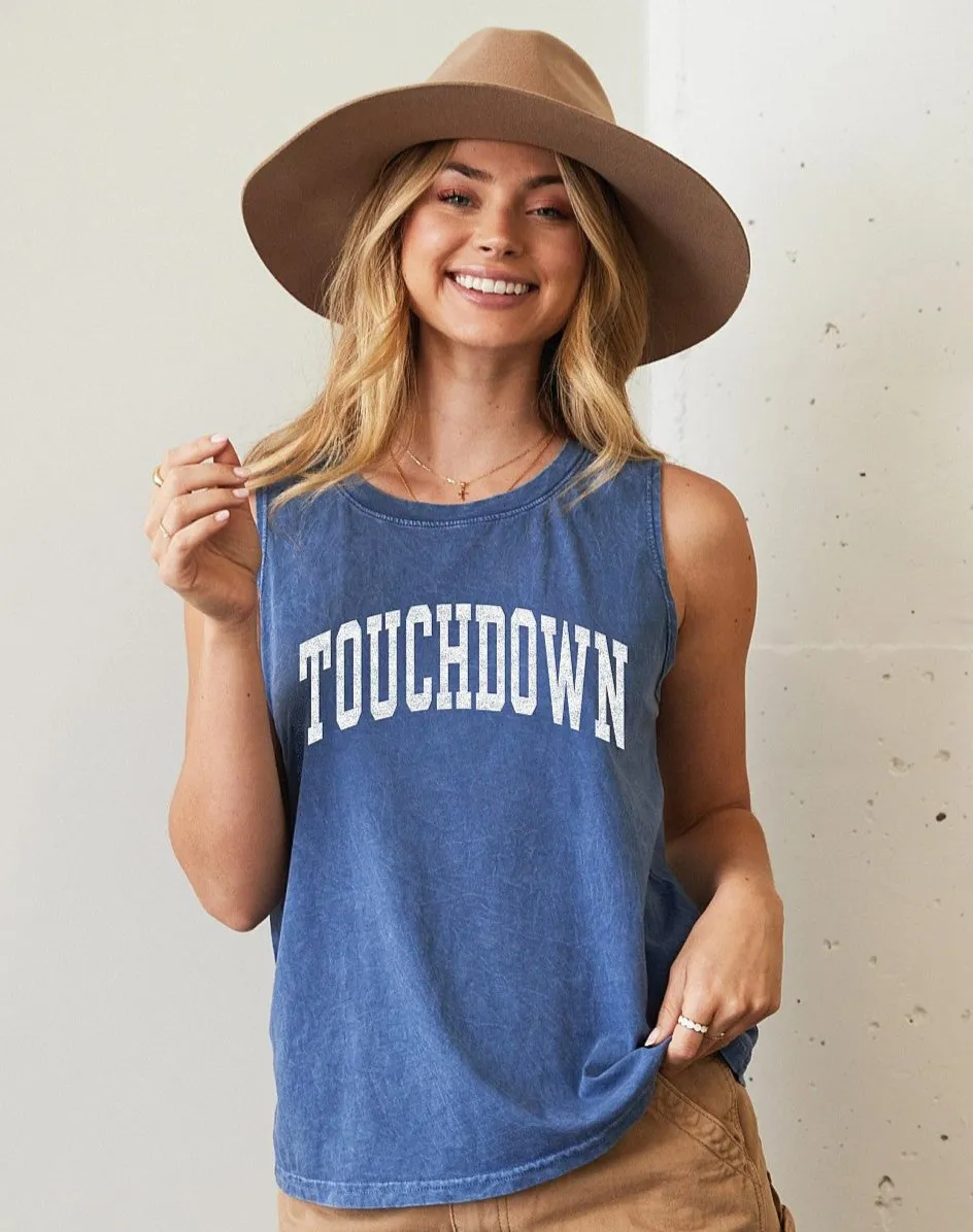 (PRE-ORDER) THE OC TOUCHDOWN MINERAL TANK TOP | VARIOUS COLORS