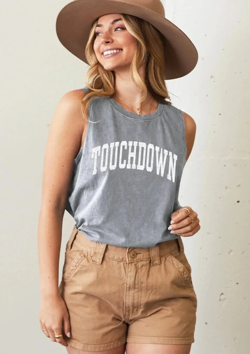 (PRE-ORDER) THE OC TOUCHDOWN MINERAL TANK TOP | VARIOUS COLORS