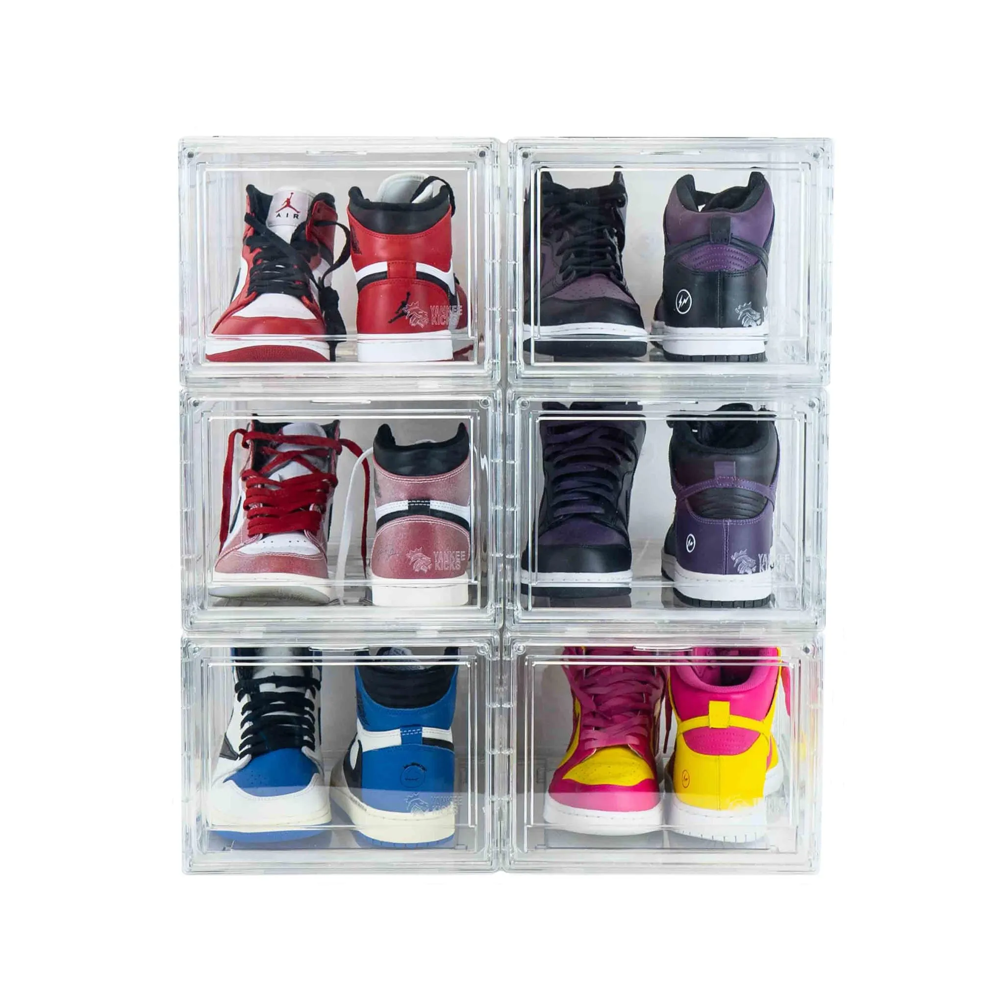 Premium Sneaker Storage Containers Drop Front