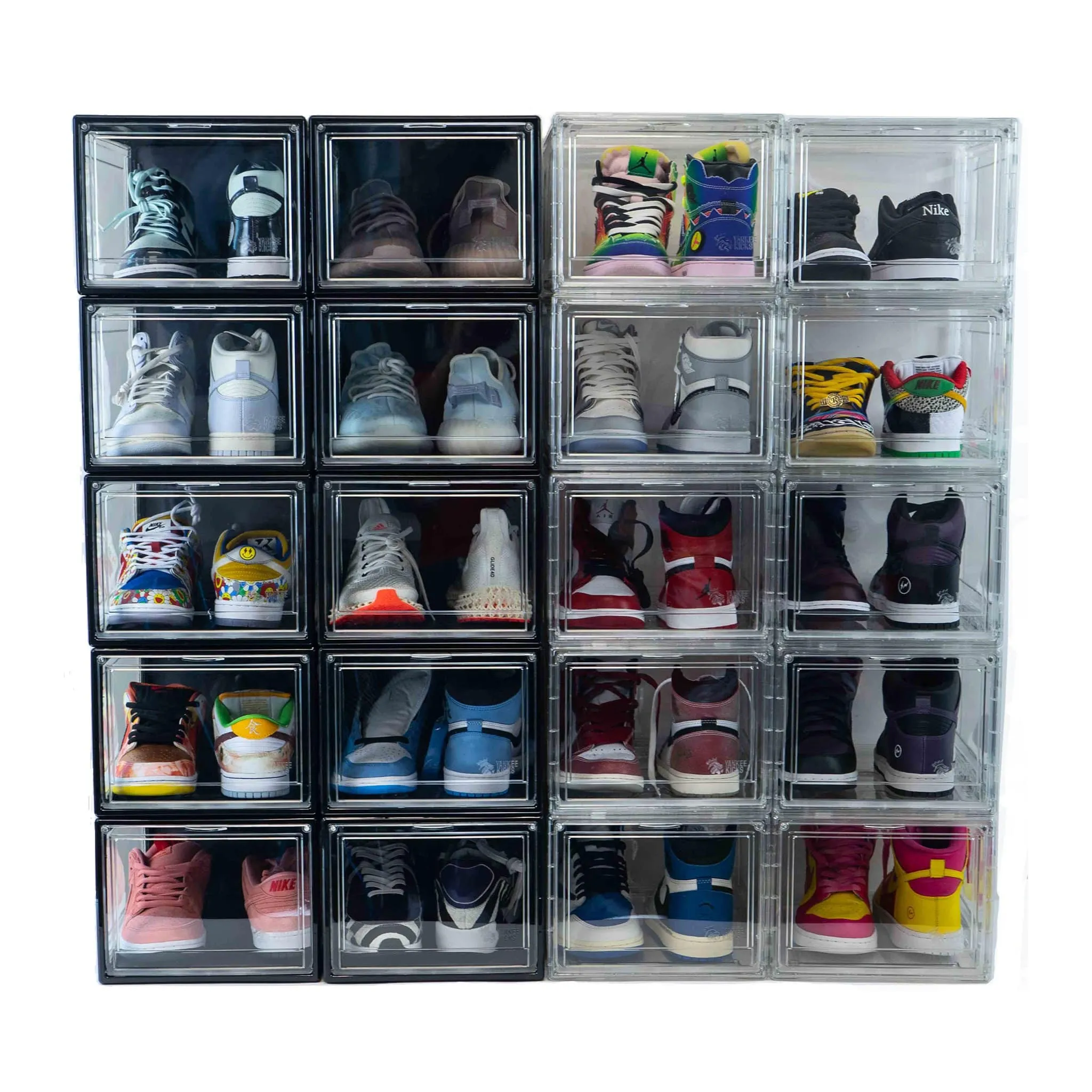 Premium Sneaker Storage Containers Drop Front