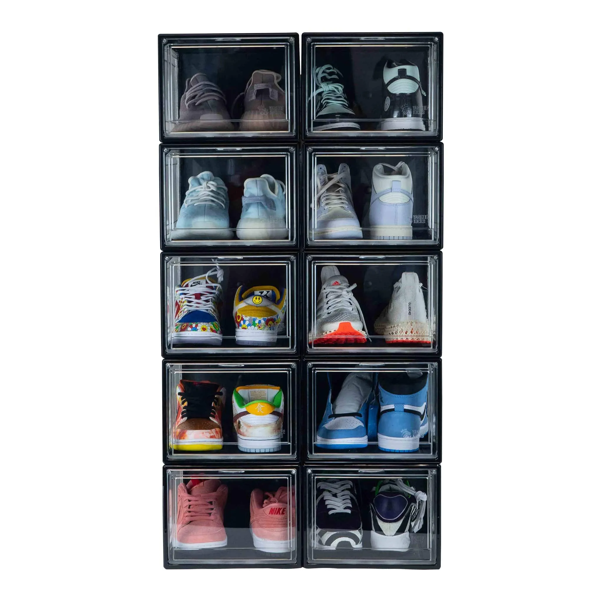 Premium Sneaker Storage Containers Drop Front