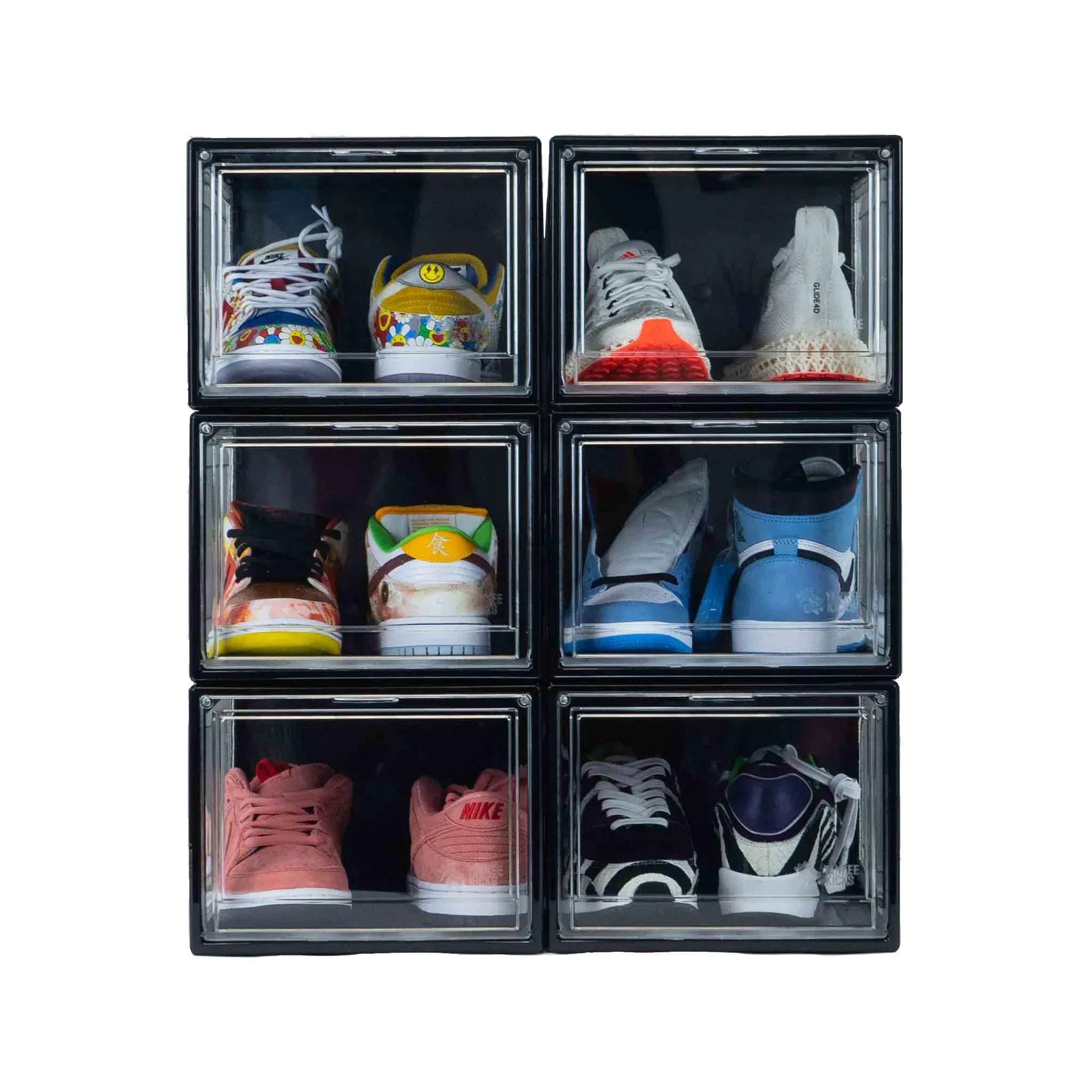 Premium Sneaker Storage Containers Drop Front