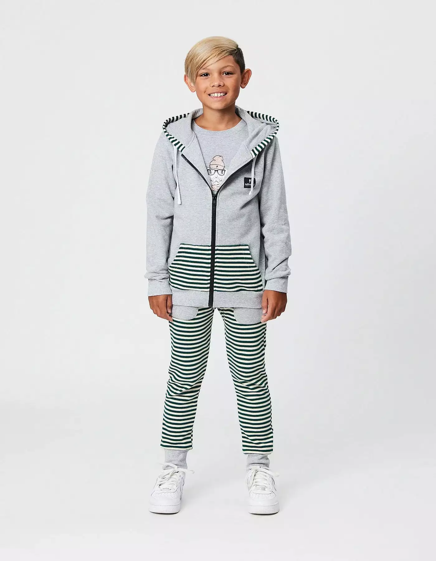 Radicool Dude - Stripe Pocket Zip Hood - Size 5yr